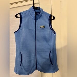 L.L. Bean Light Blue Striped Jacket